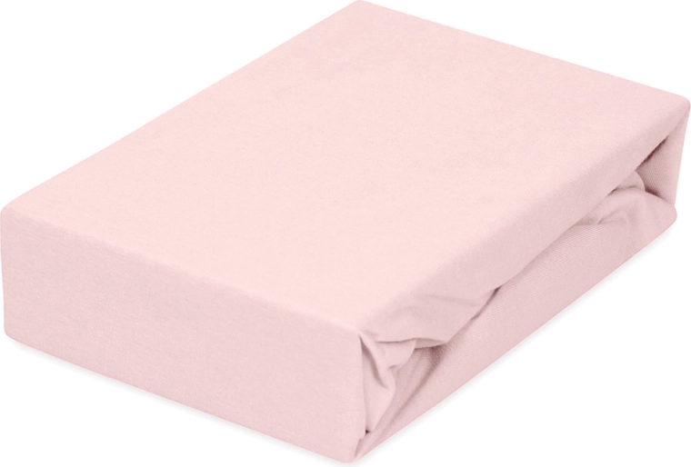 Wasserfestes Jersey-Spannbettlaken 70 × 140 cm rosa