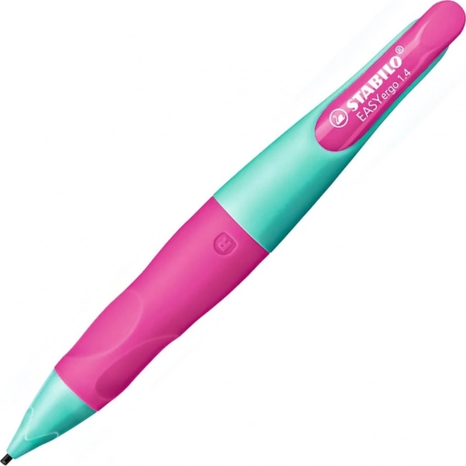 Stabilo Crayon EASYergo pour droitiers 1,4 mm Turquoise-Rose