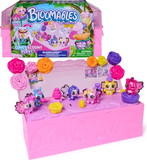 Hatchimals Bloomables Bloom Bash coffret 6 figurines avec accessoires