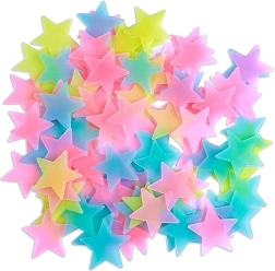 Fluorescent Stars Mix 100 pcs
