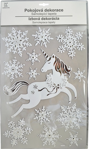 Winter Unicorn Stickers