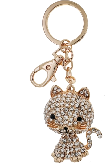 Diamond Cat Keychain