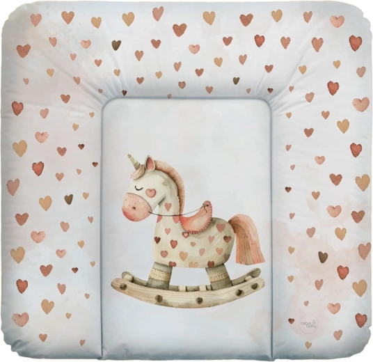 Ceba Baby měkká přebalovací podložka střední 75 × 72 Basic Rocking Horse