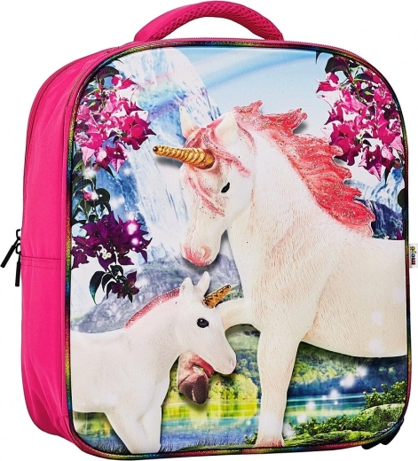 Kids' backpack with unicorns and 3D effect MOJO