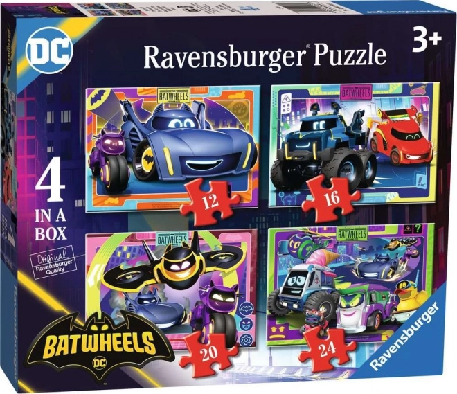 Puzzle Batwheels by Ravensburger, 4in1