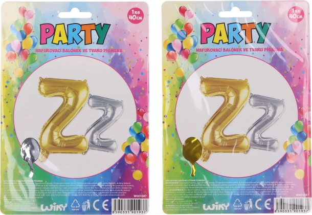 Ballon in de vorm van de letter Z