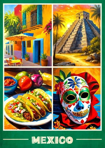 Puzzle Mexico 1000 Pieces