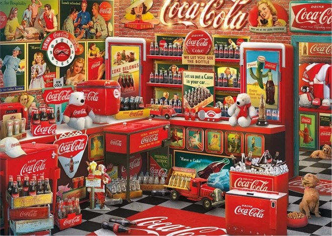 Puzzle SCHMIDT Coca-Cola – Nostalgic Shop, 1000 Pieces