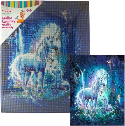 Diamond Painting – Pegasus and Foal 40 × 50 cm