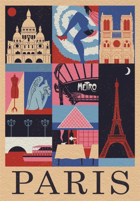 CLEMENTONI Puzzle Style in the City: Paris 1000 pieces
