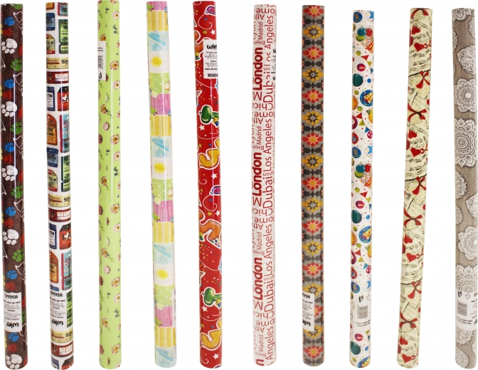 Wrapping Paper with SUPERMIX Designs