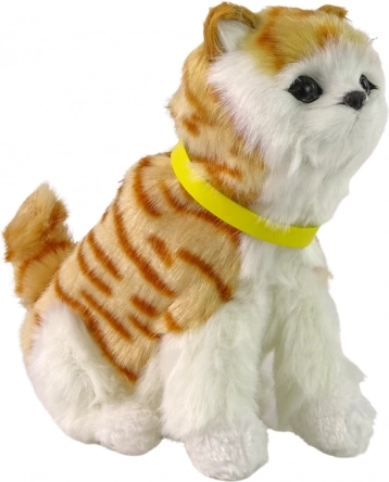 Interactieve pluche kater met bewegende kop en staart