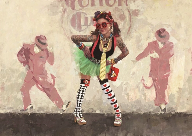 Sestavljanka Angel s hudičem v telesu - 1000 koščkov