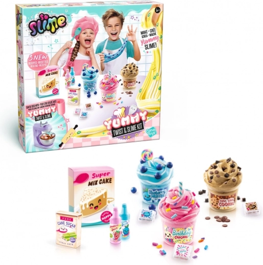 So Slime set Yummy Twist & Slime – ustvarjalni set za izdelavo sluzi in testa
