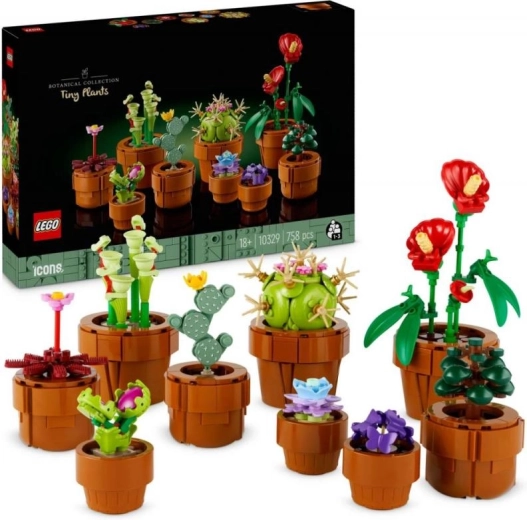 LEGO Botanicals kleine plantjes 10329 – decoratieve kamerplanten van steentjes