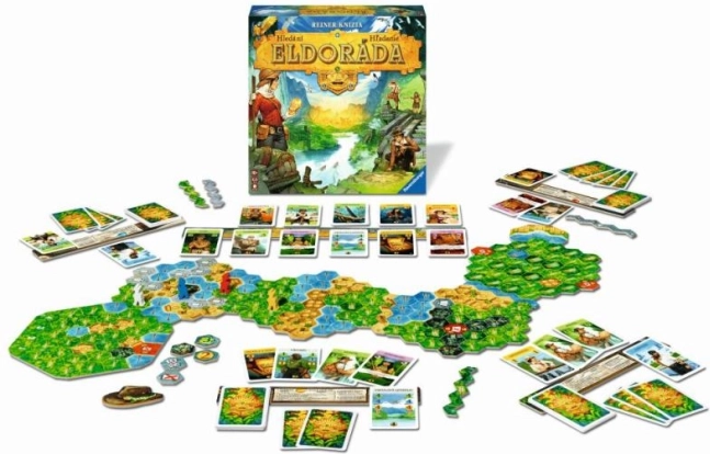 The Quest for El Dorado – an adventure board game with deck‑building
