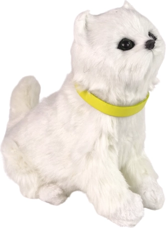 Interactive Plush Kitten – meows, moves head and tail