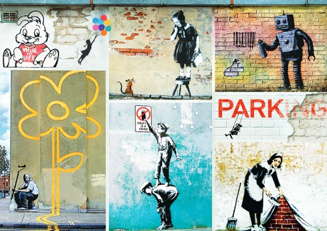 Legpuzzel EUROGRAPHICS Banksy 1000 stukjes