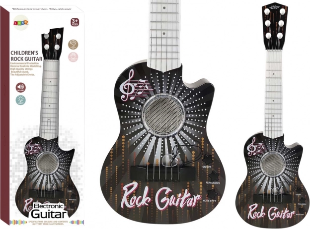 Kids’ electric guitar with lights and sounds with pick