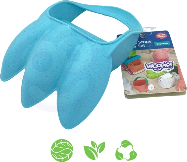 Woopie Green griffe et pelle à sable en matériau biodégradable