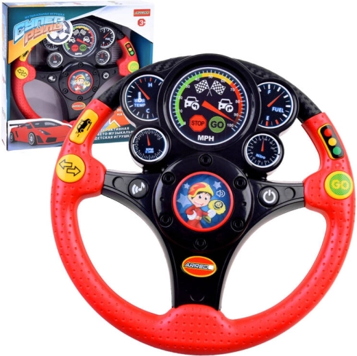Interaktywna kierownica dla dzieci z dźwiękami i światłami – Wibracje