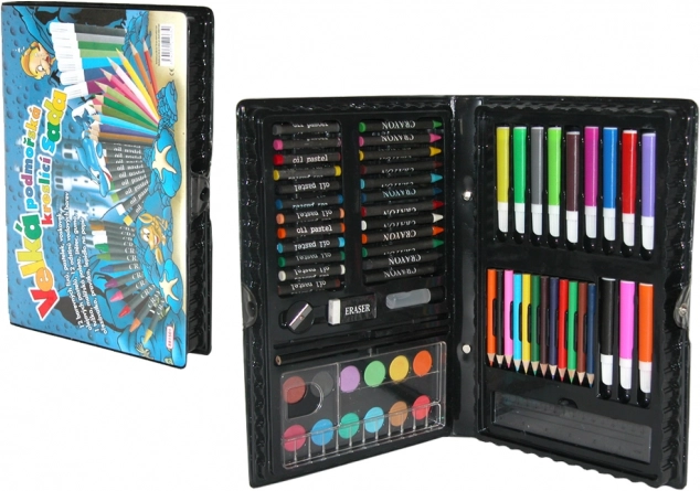 Likovni kovček 67 kosov – morski motiv