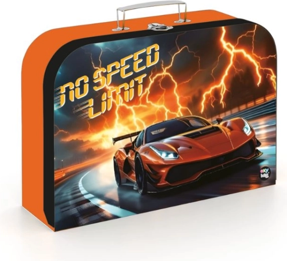 Valigetta per bambini in laminato con motivo auto 34 cm