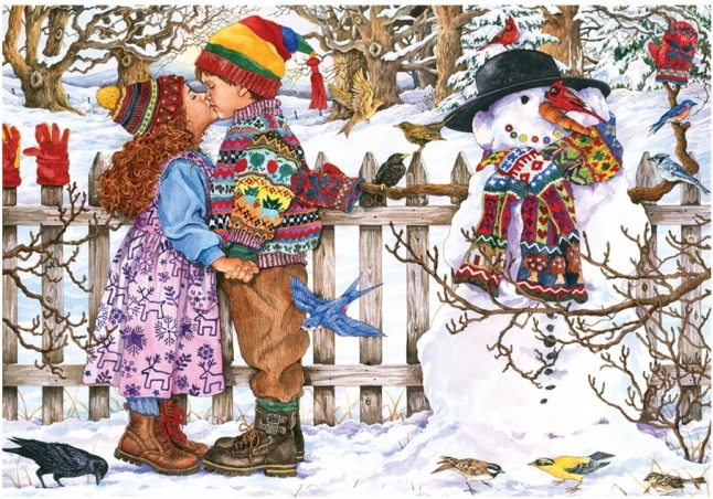 Puzzle First Kiss 500 pieces ANATOLIAN