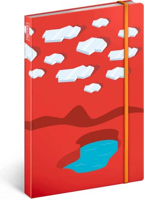 Ice Surfers Notebook with Hardcover