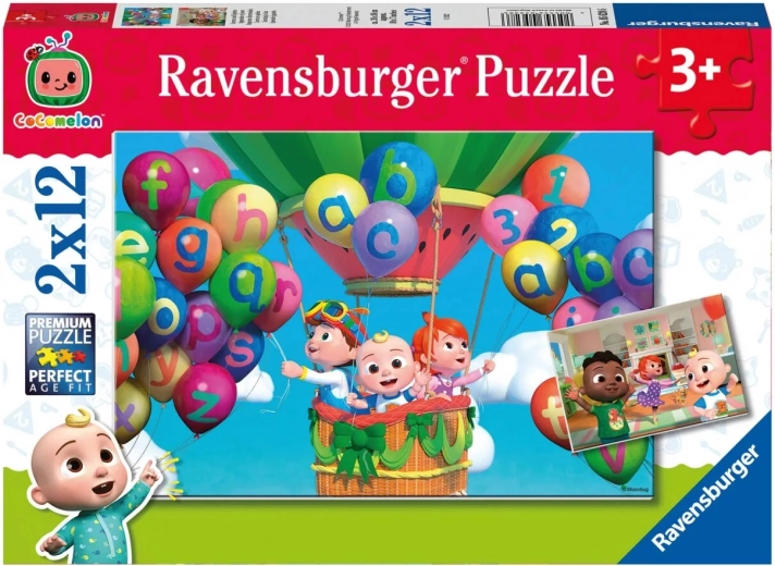 Ravensburger sestavljanka Cocomelon 2×12 kosov