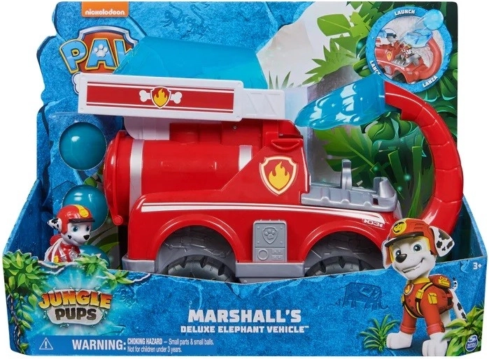 PAW Patrol Jungle Rescue Vehicle – Marshall’s Elephant Fire Truck Deluxe