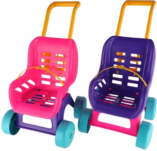 Teddies doll stroller Buggy Sport pink–purple