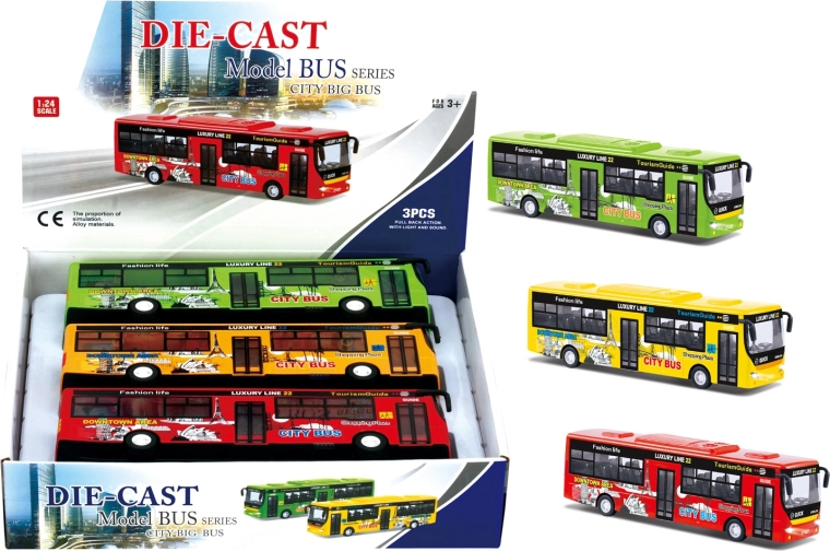 Autobus 1:23 – jouet pour enfants, 3 variantes