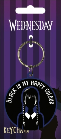 Wednesday Rubber Keychain
