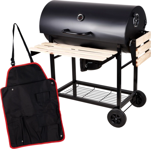 Barbecue a botte CURRON BigBend GM2020 con mantellina