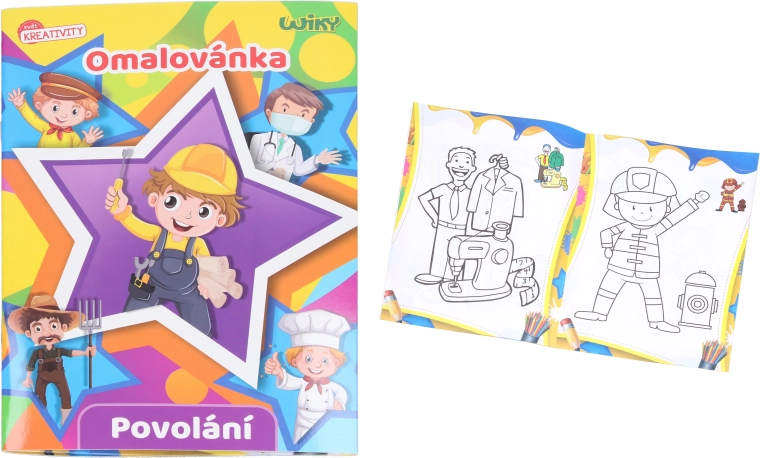 Professions Coloring Book – 12 pages