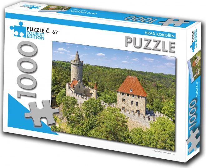 Toeristisch Puzzel Kasteel Kokořín 1000 Stukken