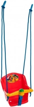 Children's Swing with Squeaker, Red