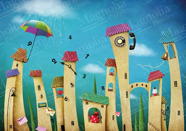 Puzzel Dansende Stad 1000 stukjes