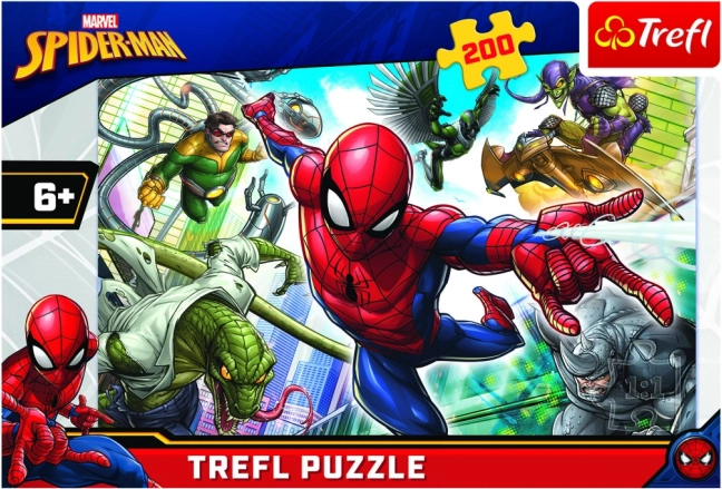Puzzle Trefl 200 pezzi Spider-Man eroe nato