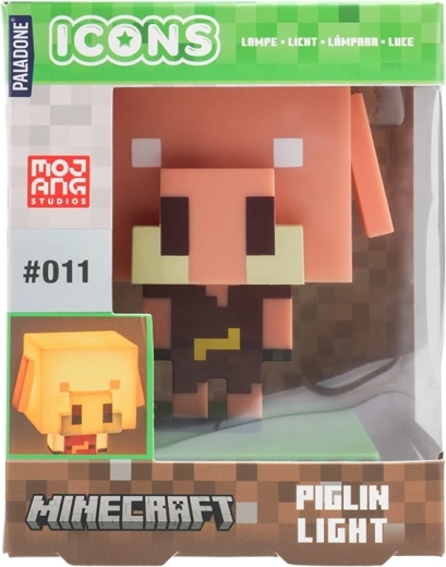 Veilleuse Minecraft Cochon Icon Light 11 cm