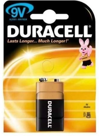 Batteria alcalina 9V DURACELL Basic