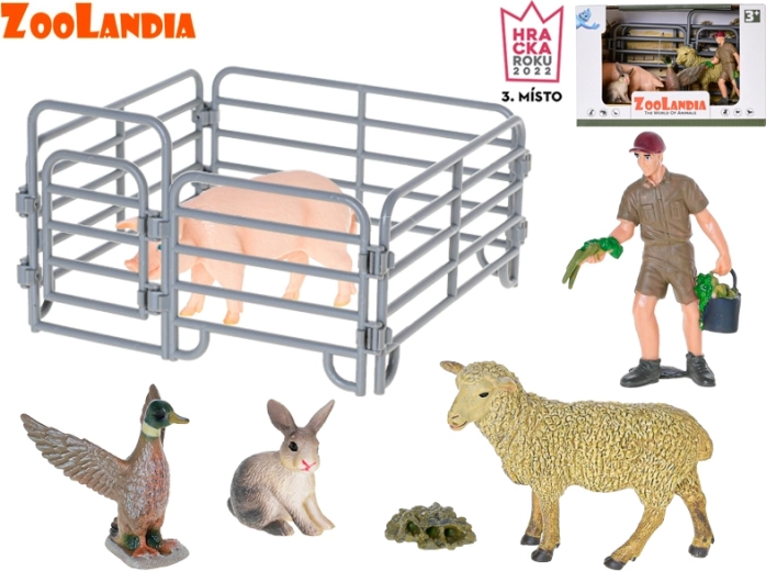 Zoolandia set sheep and pig with accessories