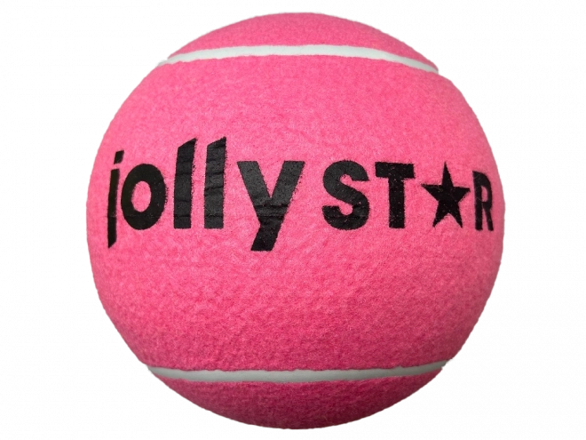 Tennis Ball XXL JollyStar Pink