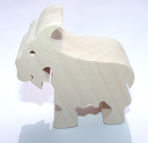 Fauna wooden animal toy goat