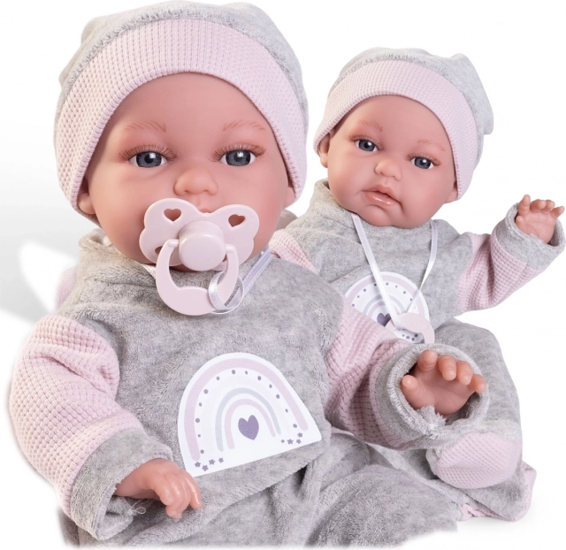 Realistic Baby Doll Antonio Juan with Movement Function and Soft Body - 34 cm