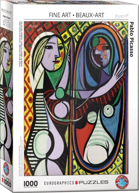 EUROGRAPHICS puzzel Meisje voor de spiegel – 1000 stukjes