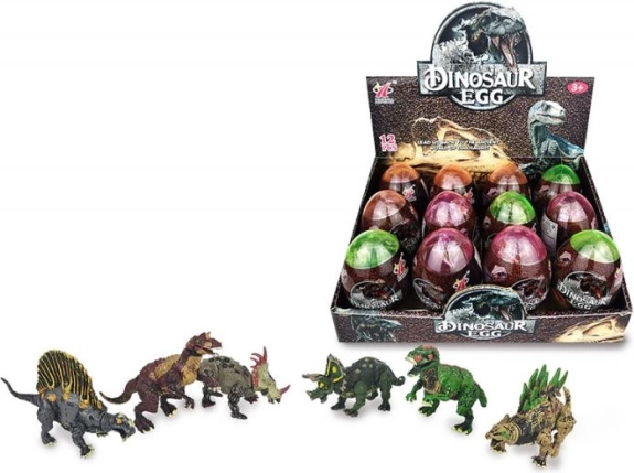 Œuf de dinosaure avec figurine
