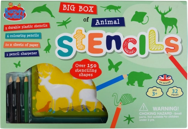 Sjablonen Dieren - Grote set Buddy & Barney