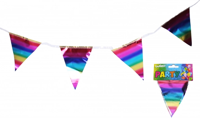 Paper Garland Rainbow 1 m